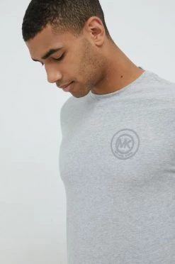 Ανδρικά Μακρυμάνικα MICHAEL Michael Kors - Βαμβακερό πουκάμισο με μακριά μανίκια ανοιχτό γκρι -Εξοδος Michael Kors Κατάστημα unnamed file 1042