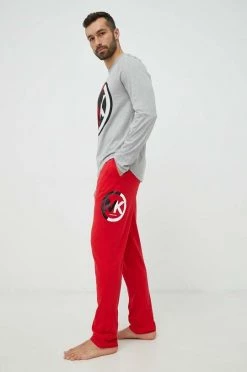 Ανδρικά Πιζάμα Βαμβακερές πιτζάμες Michael Kors κόκκινο -Εξοδος Michael Kors Κατάστημα unnamed file 1049