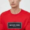 Ανδρικά Μπλουζάκια Βαμβακερό μπλουζάκι Michael Kors κόκκινο