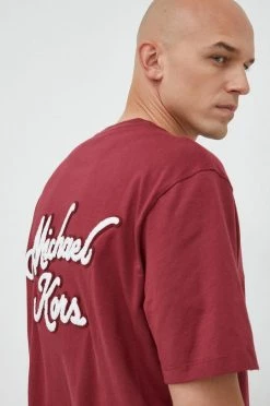 Ανδρικά Μπλουζάκια Βαμβακερό μπλουζάκι Michael Kors κάστανο -Εξοδος Michael Kors Κατάστημα unnamed file 1067