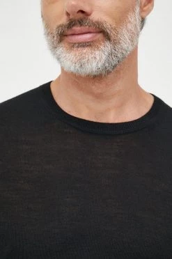 Ανδρικά Χωρίς φερμουάρ Μάλλινο πουλόβερ Michael Kors χρώμα: μαύρο, -Εξοδος Michael Kors Κατάστημα unnamed file 1133