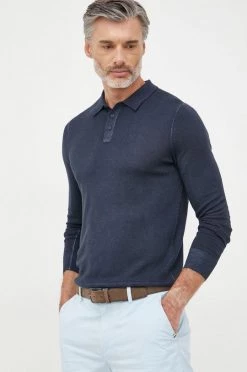 Ανδρικά Χωρίς φερμουάρ Μάλλινο πουλόβερ Michael Kors χρώμα: ναυτικό μπλε,