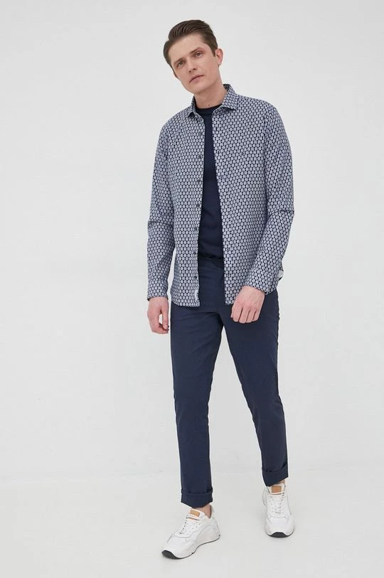 Ανδρικά Μπλουζάκια Βαμβακερό μπλουζάκι Michael Kors ναυτικό μπλε 2 Ανδρικά Μπλουζάκια Βαμβακερό μπλουζάκι Michael Kors ναυτικό μπλε - Image 2