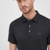 Ανδρικά Πόλο μπλουζάκια Βαμβακερό μπλουζάκι πόλο Michael Kors μαύρο