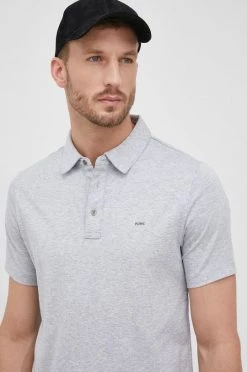 Ανδρικά Πόλο μπλουζάκια Βαμβακερό μπλουζάκι πόλο Michael Kors γκρι
