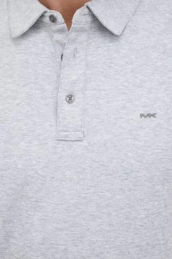 Ανδρικά Πόλο μπλουζάκια Βαμβακερό μπλουζάκι πόλο Michael Kors γκρι -Εξοδος Michael Kors Κατάστημα unnamed file 1311