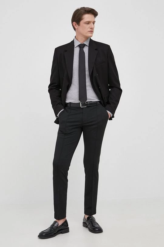 Ανδρικά Πουκάμισα Michael Kors - Βαμβακερό πουκάμισο μπλε 3 Ανδρικά Πουκάμισα Michael Kors - Βαμβακερό πουκάμισο μπλε - Image 3