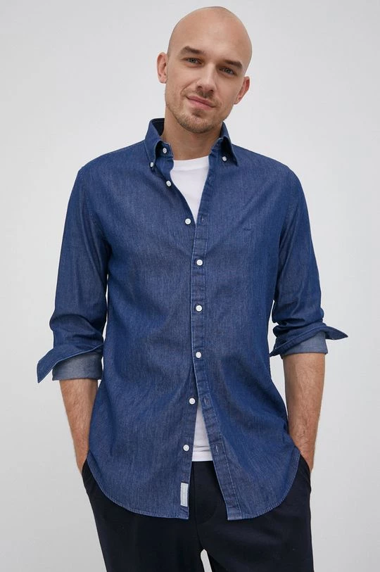 Ανδρικά Πουκάμισα MICHAEL Michael Kors - Βαμβακερό πουκάμισο γκρί 1 Ανδρικά Πουκάμισα MICHAEL Michael Kors - Βαμβακερό πουκάμισο γκρί