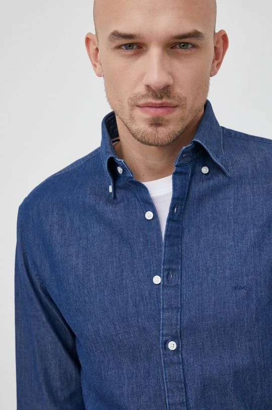 Ανδρικά Πουκάμισα MICHAEL Michael Kors - Βαμβακερό πουκάμισο γκρί 4 Ανδρικά Πουκάμισα MICHAEL Michael Kors - Βαμβακερό πουκάμισο γκρί - Image 4