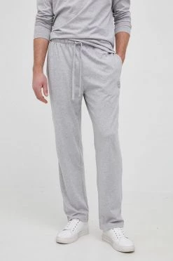 Ανδρικά Παντελόνια φόρμας MICHAEL Michael Kors - Βαμβακερό παντελόνι ανοιχτό γκρι