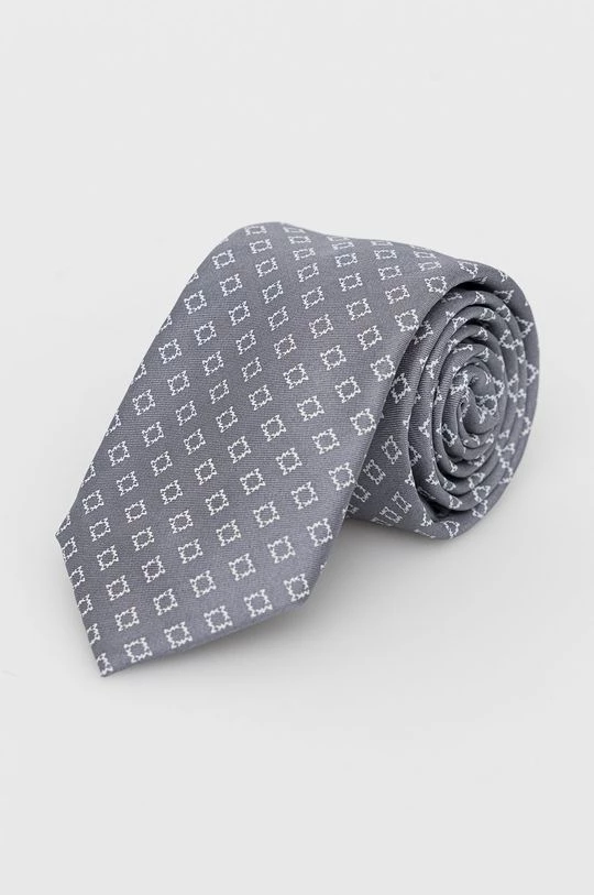 Ανδρικά Γραβάτες MICHAEL Michael Kors - Μεταξωτή γραβάτα ανοιχτό γκρι 1 Ανδρικά Γραβάτες MICHAEL Michael Kors - Μεταξωτή γραβάτα ανοιχτό γκρι