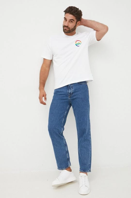 Ανδρικά Μπλουζάκια Βαμβακερό μπλουζάκι Michael Kors άσπρο 2 Ανδρικά Μπλουζάκια Βαμβακερό μπλουζάκι Michael Kors άσπρο - Image 2