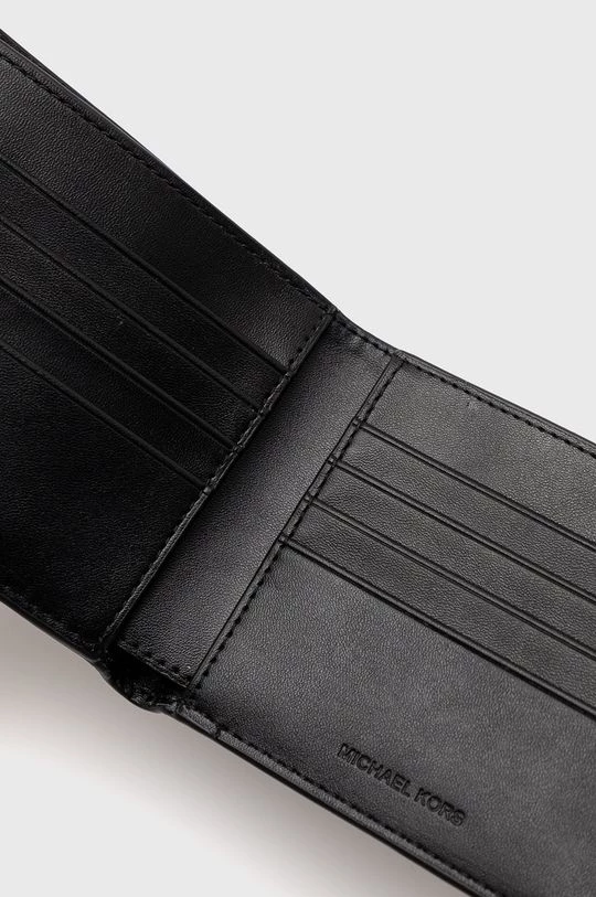 Ανδρικά Πορτοφόλια Δερμάτινο πορτοφόλι Michael Kors χρώμα: μαύρο 4 Ανδρικά Πορτοφόλια Δερμάτινο πορτοφόλι Michael Kors χρώμα: μαύρο - Image 4