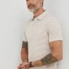 Ανδρικά Πόλο μπλουζάκια Βαμβακερό μπλουζάκι πόλο Michael Kors μπεζ