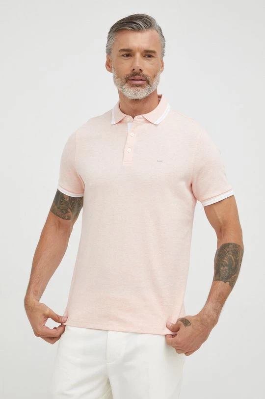Ανδρικά Πόλο μπλουζάκια Βαμβακερό μπλουζάκι πόλο Michael Kors ροζ 1 Ανδρικά Πόλο μπλουζάκια Βαμβακερό μπλουζάκι πόλο Michael Kors ροζ