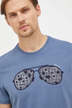 Ανδρικά Μπλουζάκια Βαμβακερό μπλουζάκι Michael Kors μπλε 8 Ανδρικά Μπλουζάκια Βαμβακερό μπλουζάκι Michael Kors μπλε -Εξοδος Michael Kors Κατάστημα unnamed file 1453