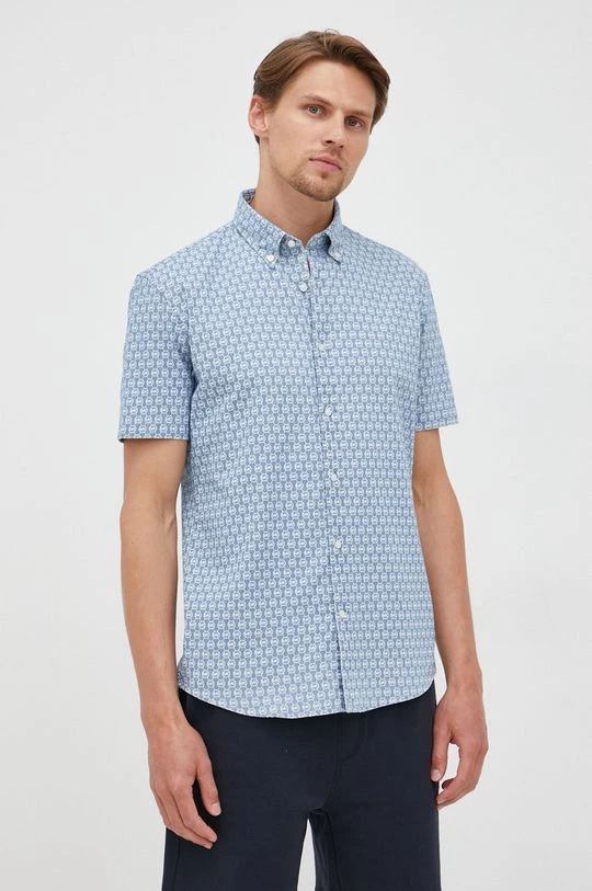 Ανδρικά Πουκάμισα Πουκάμισο Michael Kors μπλε 1 Ανδρικά Πουκάμισα Πουκάμισο Michael Kors μπλε