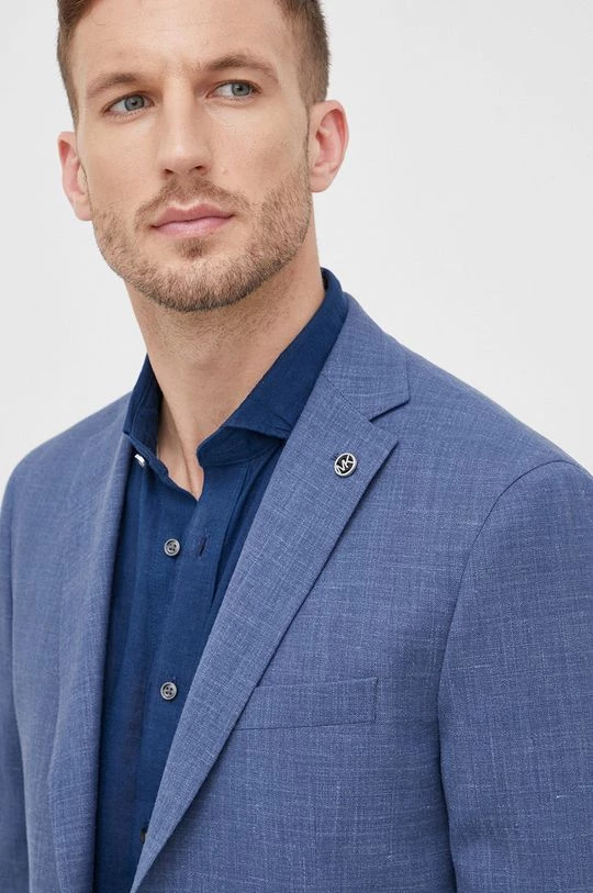 Ανδρικά Σακάκια Μπλέιζερ με μίγμα μαλλιού Michael Kors χρώμα: ναυτικό μπλε 5 Ανδρικά Σακάκια Μπλέιζερ με μίγμα μαλλιού Michael Kors χρώμα: ναυτικό μπλε - Image 5