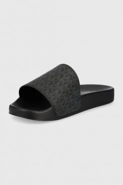 Ανδρικά Παντόφλες Michael Kors Jake χρώμα: μαύρο -Εξοδος Michael Kors Κατάστημα unnamed file 1516