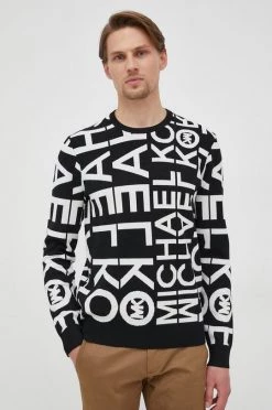 Ανδρικά Χωρίς φερμουάρ Πουλόβερ Michael Kors χρώμα: μαύρο,