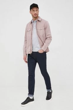 Ανδρικά Πουκάμισα Πουκάμισο Michael Kors χρώμα: ροζ, -Εξοδος Michael Kors Κατάστημα unnamed file 1540