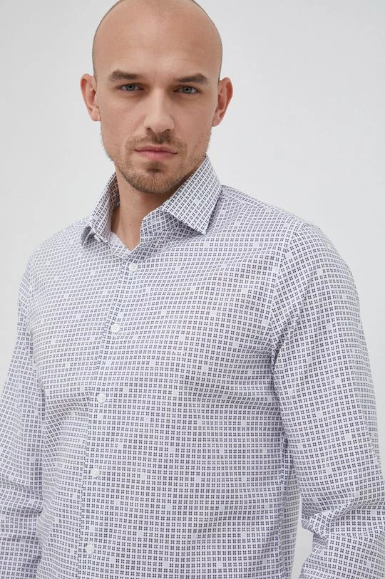 Ανδρικά Πουκάμισα Michael Kors - Πουκάμισο μπλε 1 Ανδρικά Πουκάμισα Michael Kors - Πουκάμισο μπλε