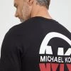 Ανδρικά Μπλουζάκια Βαμβακερό μπλουζάκι Michael Kors μαύρο