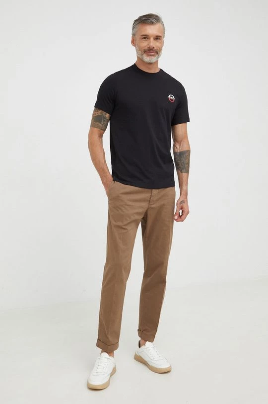 Ανδρικά Μπλουζάκια Βαμβακερό μπλουζάκι Michael Kors μαύρο 2 Ανδρικά Μπλουζάκια Βαμβακερό μπλουζάκι Michael Kors μαύρο - Image 2