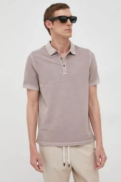 Ανδρικά Πόλο μπλουζάκια Βαμβακερό μπλουζάκι πόλο Michael Kors μπεζ