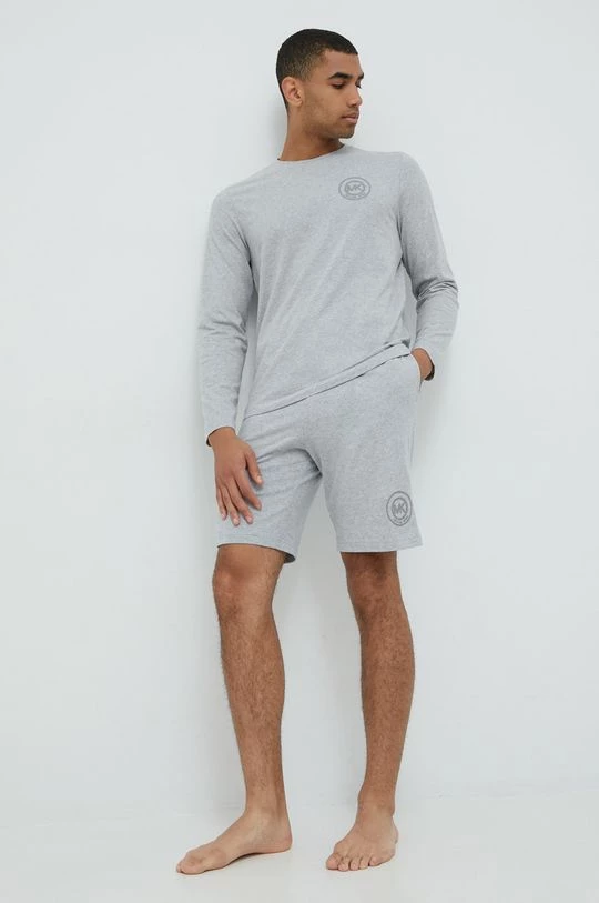 Ανδρικά Σορτς MICHAEL Michael Kors - Βαμβακερό σορτσάκι ανοιχτό γκρι 2 Ανδρικά Σορτς MICHAEL Michael Kors - Βαμβακερό σορτσάκι ανοιχτό γκρι - Image 2