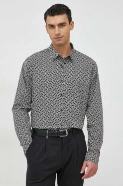 Ανδρικά Πουκάμισα Πουκάμισο Michael Kors μαύρο,