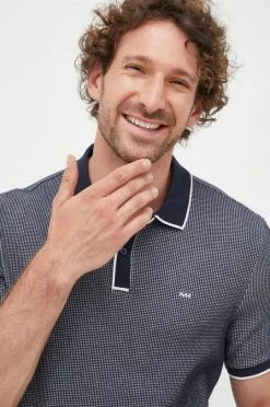 Ανδρικά Πόλο μπλουζάκια Πόλο Michael Kors ναυτικό μπλε