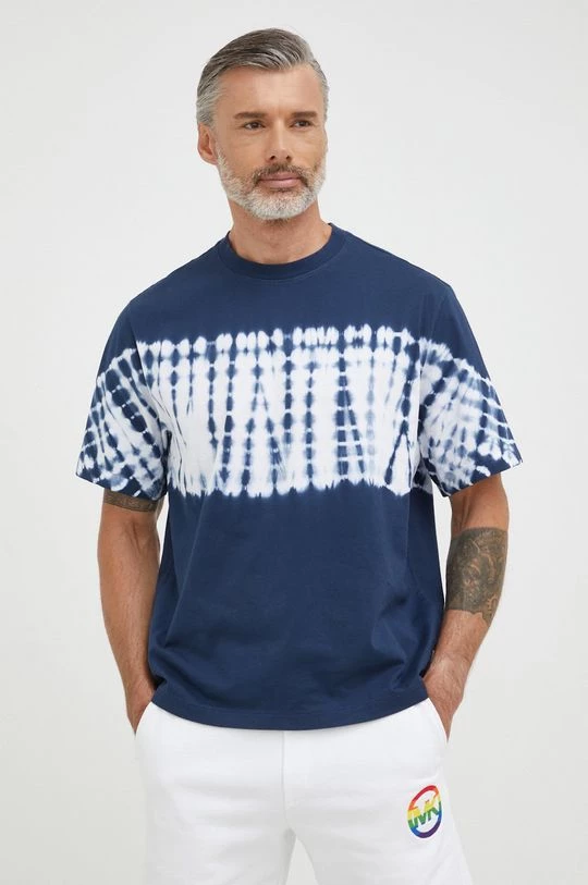 Ανδρικά Μπλουζάκια Βαμβακερό μπλουζάκι Michael Kors ναυτικό μπλε 1 Ανδρικά Μπλουζάκια Βαμβακερό μπλουζάκι Michael Kors ναυτικό μπλε