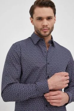 Ανδρικά Πουκάμισα Βαμβακερό πουκάμισο Michael Kors χρώμα: ροζ,