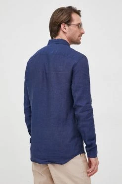 Ανδρικά Πουκάμισα Πουκάμισο από λινό Michael Kors χρώμα: ναυτικό μπλε, 8 Ανδρικά Πουκάμισα Πουκάμισο από λινό Michael Kors χρώμα: ναυτικό μπλε, -Εξοδος Michael Kors Κατάστημα unnamed file 1770