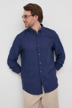 Ανδρικά Πουκάμισα Πουκάμισο από λινό Michael Kors χρώμα: ναυτικό μπλε, 9 Ανδρικά Πουκάμισα Πουκάμισο από λινό Michael Kors χρώμα: ναυτικό μπλε, -Εξοδος Michael Kors Κατάστημα unnamed file 1771