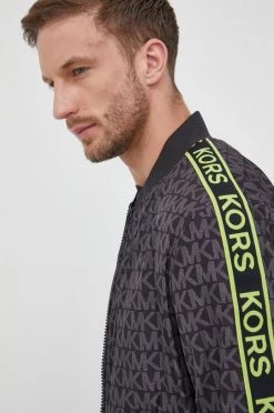 Εξοδος Michael Kors Κατάστημα 15 Ανδρικά Κοντά μπουφάν Μπουφάν Bomber Michael Kors χρώμα: μαύρο,