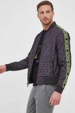 Ανδρικά Κοντά μπουφάν Μπουφάν Bomber Michael Kors χρώμα: μαύρο, -Εξοδος Michael Kors Κατάστημα unnamed file 1786