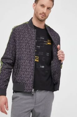 Ανδρικά Κοντά μπουφάν Μπουφάν Bomber Michael Kors χρώμα: μαύρο, -Εξοδος Michael Kors Κατάστημα unnamed file 1788