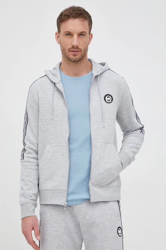 Ανδρικά Με φερμουάρ Μπλούζα Michael Kors χρώμα: γκρι, 2 Ανδρικά Με φερμουάρ Μπλούζα Michael Kors χρώμα: γκρι, - Image 2