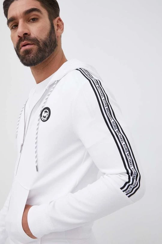 Ανδρικά Με φερμουάρ Μπλούζα Michael Kors χρώμα: άσπρο, 1 Ανδρικά Με φερμουάρ Μπλούζα Michael Kors χρώμα: άσπρο,