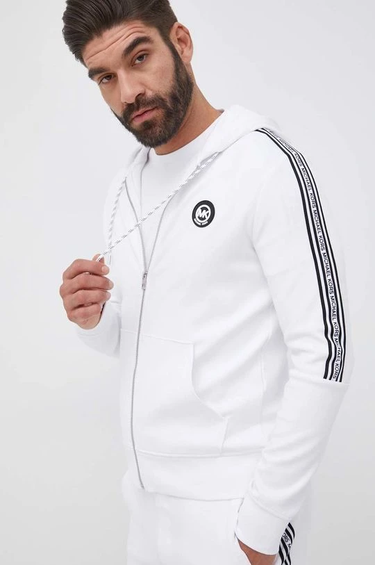 Ανδρικά Με φερμουάρ Μπλούζα Michael Kors χρώμα: άσπρο, 4 Ανδρικά Με φερμουάρ Μπλούζα Michael Kors χρώμα: άσπρο, - Image 4