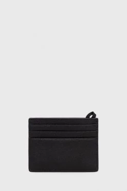 Ανδρικά Πορτοφόλια Δερμάτινη θήκη για κάρτες Michael Kors χρώμα: μαύρο -Εξοδος Michael Kors Κατάστημα unnamed file 234