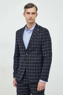 Ανδρικά κοστούμια Κοστούμι από μείγμα μαλλιού Michael Kors ναυτικό μπλε -Εξοδος Michael Kors Κατάστημα unnamed file 280