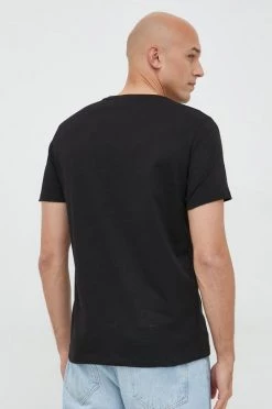 Ανδρικά Μπλουζάκια Βαμβακερό μπλουζάκι Michael Kors μαύρο -Εξοδος Michael Kors Κατάστημα unnamed file 329