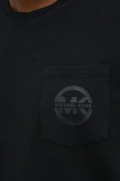 Ανδρικά Μπλουζάκια Βαμβακερό μπλουζάκι Michael Kors μαύρο -Εξοδος Michael Kors Κατάστημα unnamed file 396