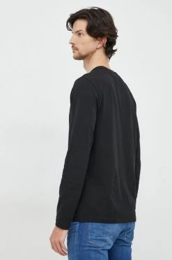 Ανδρικά Μακρυμάνικα Βαμβακερή μπλούζα με μακριά μανίκια Michael Kors μαύρο -Εξοδος Michael Kors Κατάστημα unnamed file 408