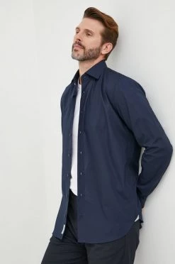 Ανδρικά Πουκάμισα Πουκάμισο Michael Kors ναυτικό μπλε, -Εξοδος Michael Kors Κατάστημα unnamed file 475