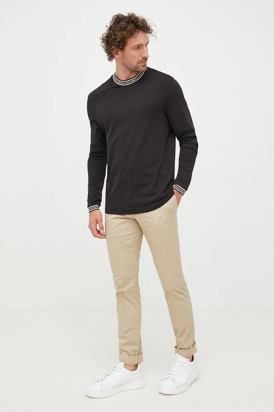 Ανδρικά Μακρυμάνικα Βαμβακερή μπλούζα με μακριά μανίκια Michael Kors μαύρο 2 Ανδρικά Μακρυμάνικα Βαμβακερή μπλούζα με μακριά μανίκια Michael Kors μαύρο - Image 2