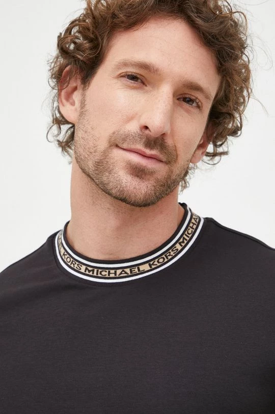 Ανδρικά Μακρυμάνικα Βαμβακερή μπλούζα με μακριά μανίκια Michael Kors μαύρο 4 Ανδρικά Μακρυμάνικα Βαμβακερή μπλούζα με μακριά μανίκια Michael Kors μαύρο - Image 4